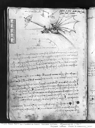 MS B fol.88v Probando la tolerancia de carga de un ala, 1487-90